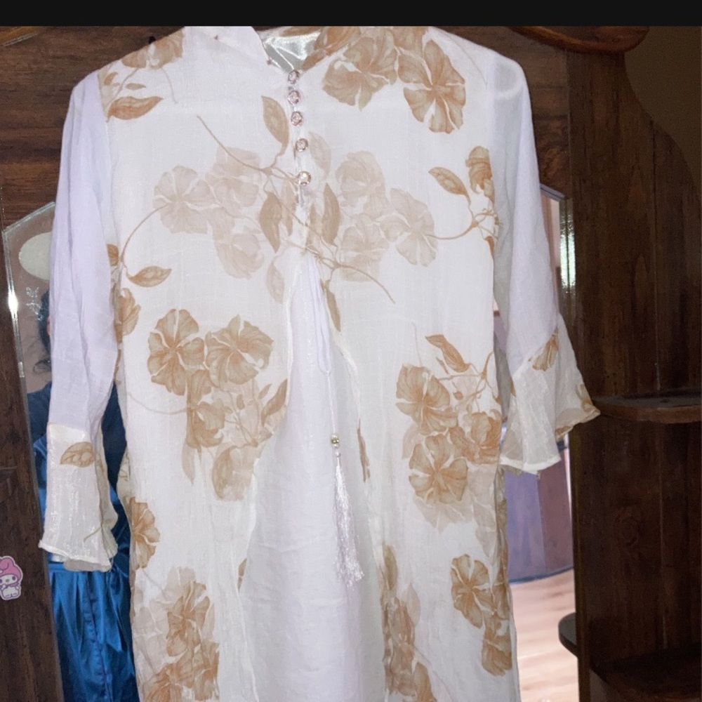 Top , you can wear as a dress or over jeans!